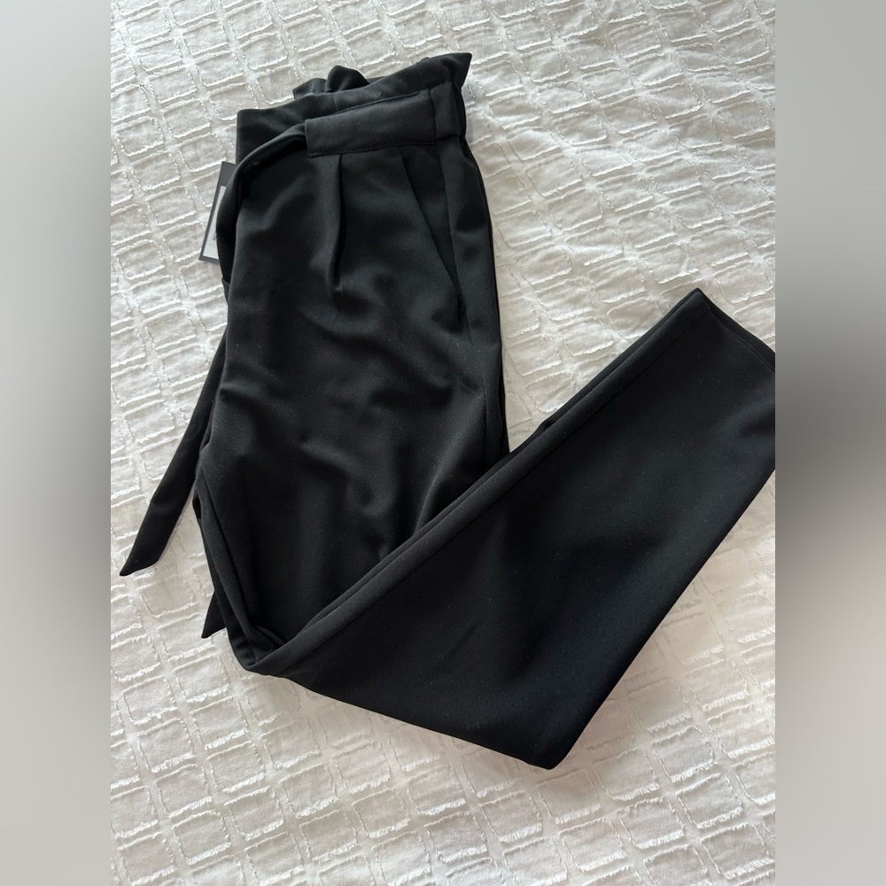 Black formal pants